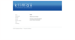 Desktop Screenshot of klimax.at